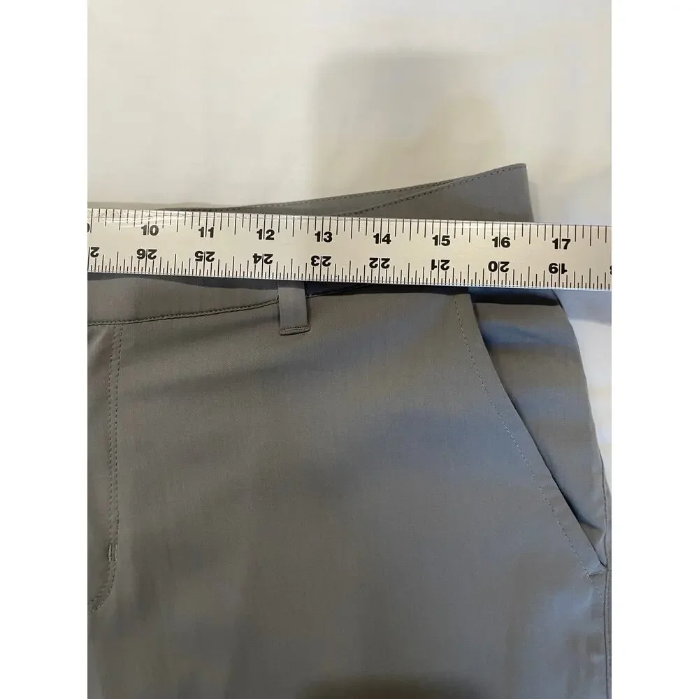 Tasc Mens Performance Motion Pant Straight Stretch Golf Casual Bamboo Gray 34x29